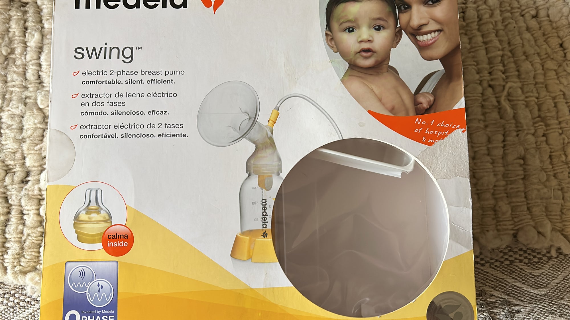 (#PG4422) Extractor de leche eléctrico simple modelo Swing. Marca Medela