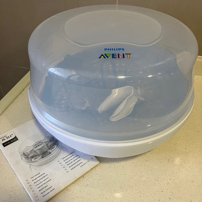 (#PG4437) Esterilizador de mamaderas a vapor. Marca Philips Avent
