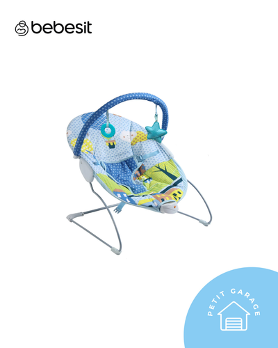Silla nido mecedora celeste. Marca Bebesit (#PG5647)