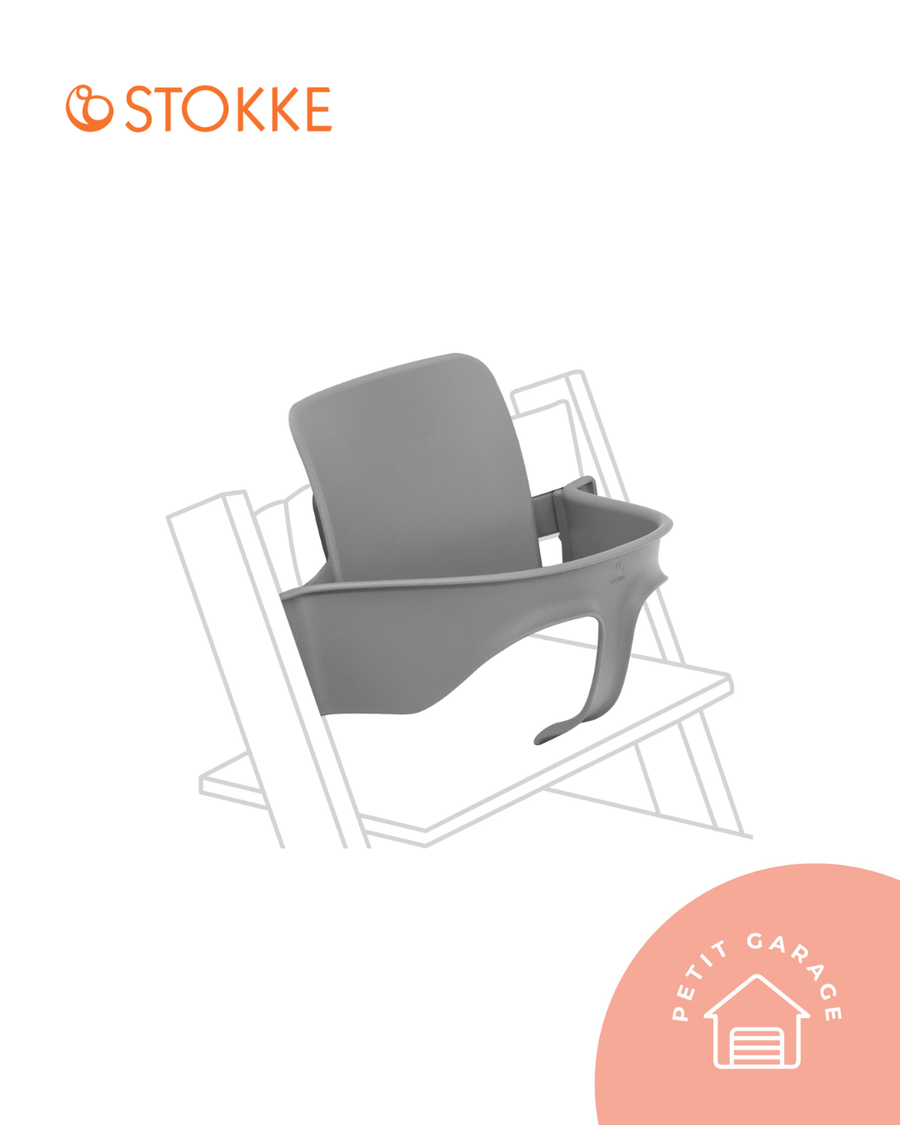 Baby set para silla Tripp Trapp, versión 2, color gris. Marca Stokke (#PG5488)
