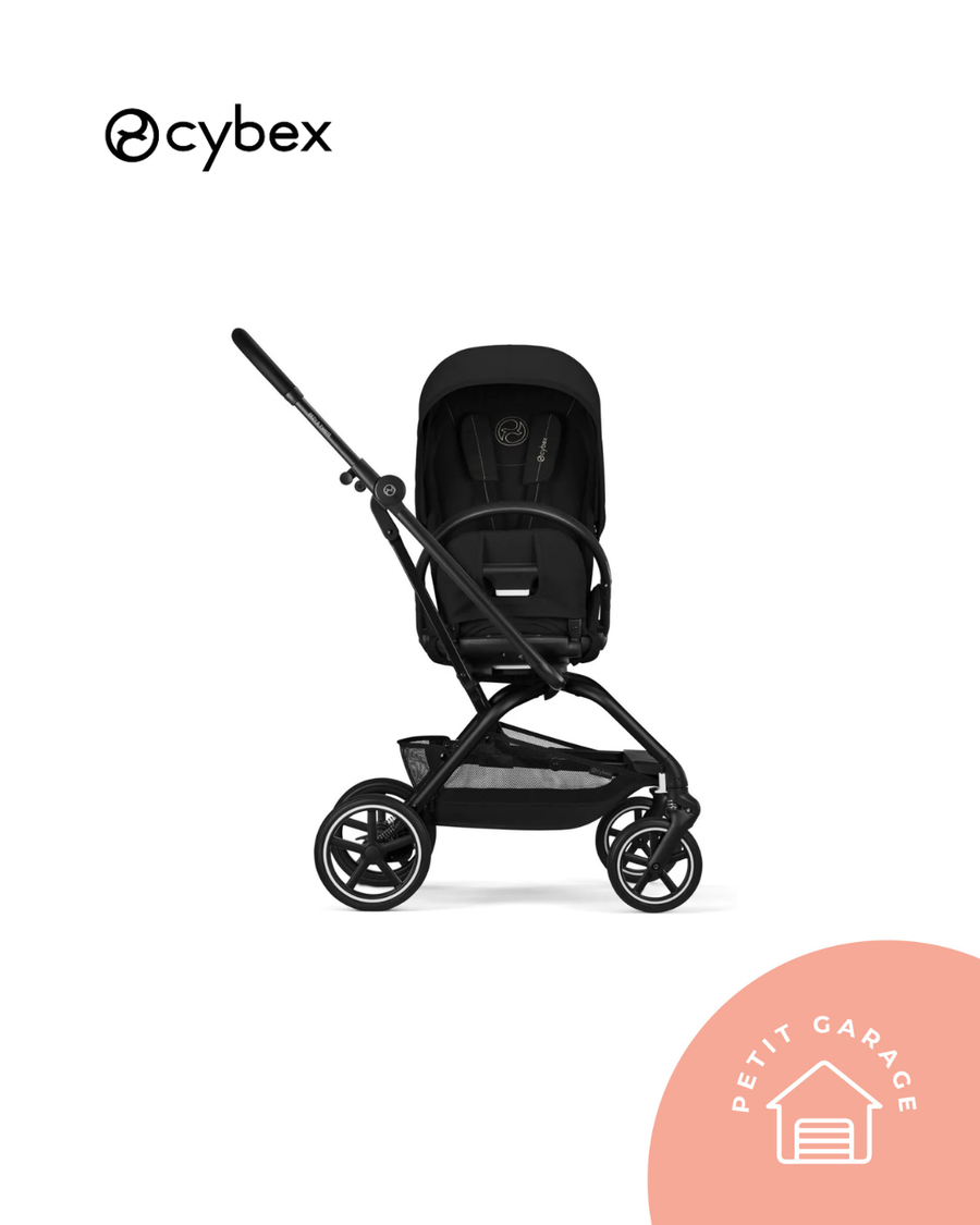 Coche de paseo modelo Eezy S twist 2+ color negro con accesorios. Marca Cybex (#PG5826)