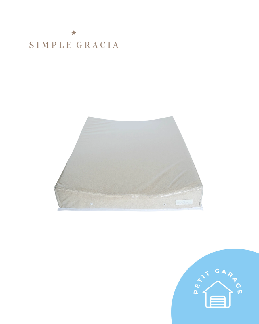 Mudador anatómico + Base color blanco. Marca Simple Gracia (#PG5883)