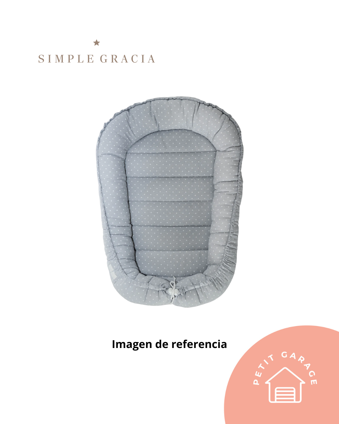 Nido colecho modelo Baby Nidu estrellas. Marca Simple Gracia (#PG5884)