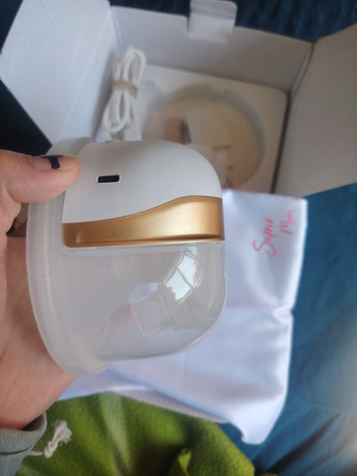 Extractor de leche eléctrico simple modelo Gold. Marca Super Mom (#PG5901)
