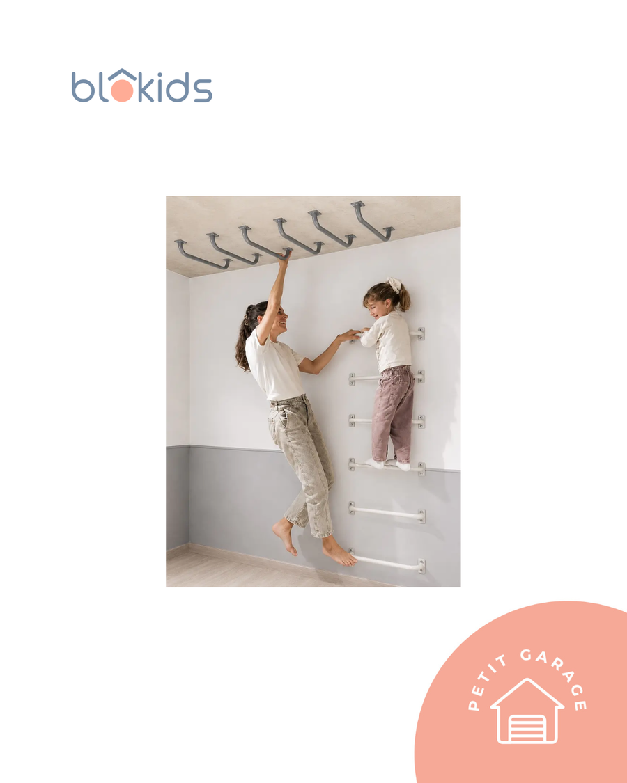 Pack 12 Monkeybars pasamanos color Milk. Marca Blokids (#PG5828)