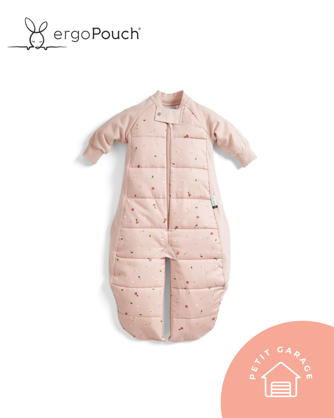 Saquito de dormir, sleep suit bag, TOG 2.5, modelo daisies. Marca Ergopouch (#PG5564)