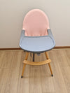 (#PG4226) Silla para comer 2 en 1 modelo Fini rosado. Marca Kinderkraft