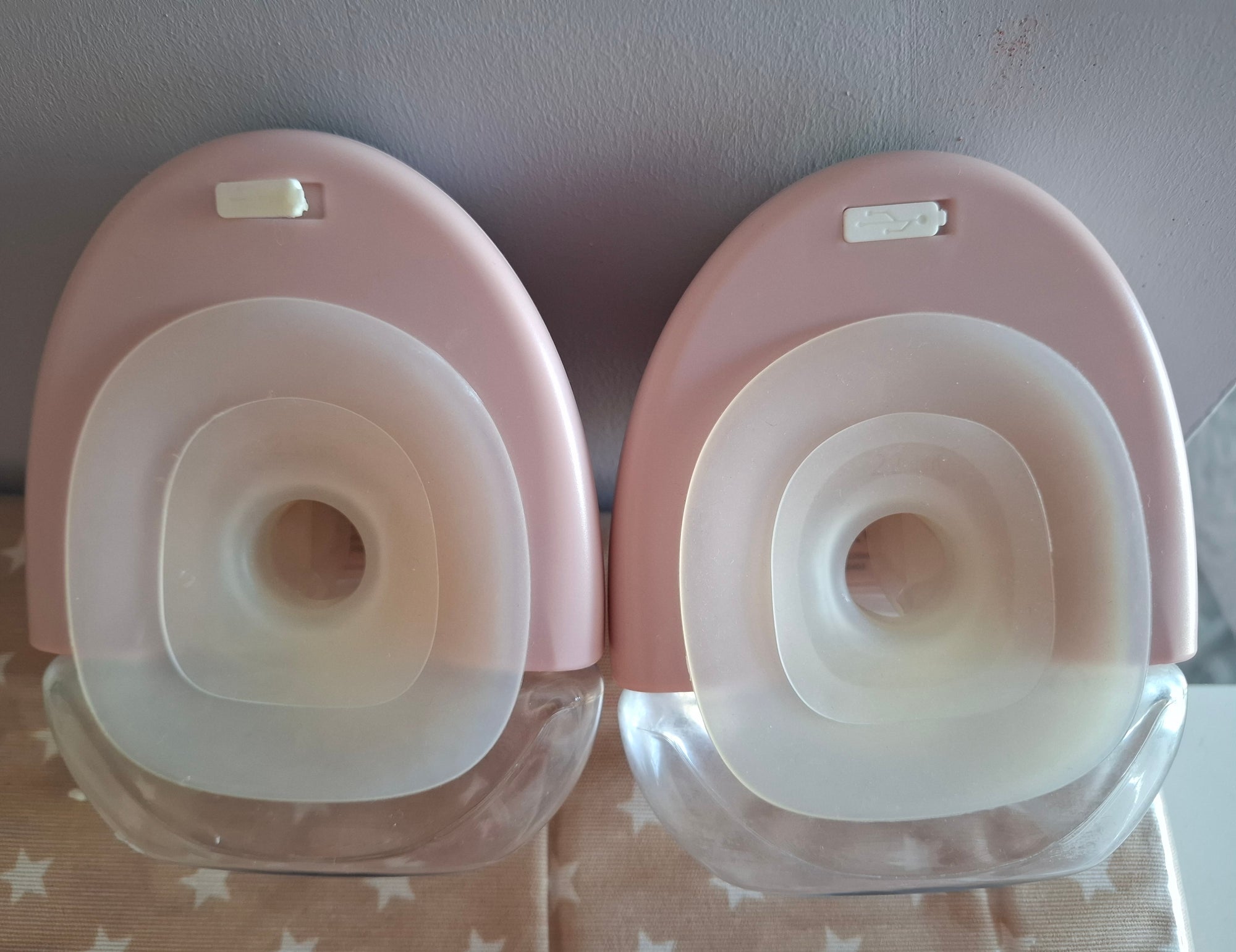 (#PG4429) Extractor de leche eléctrico modelo Drop doble. Marca Supermom