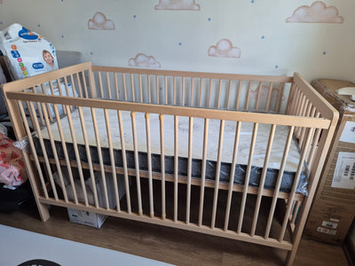 (#PG4584) Cuna de madera modelo Hanna. Marca Pinolino