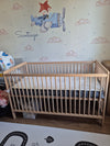 (#PG4584) Cuna de madera modelo Hanna. Marca Pinolino