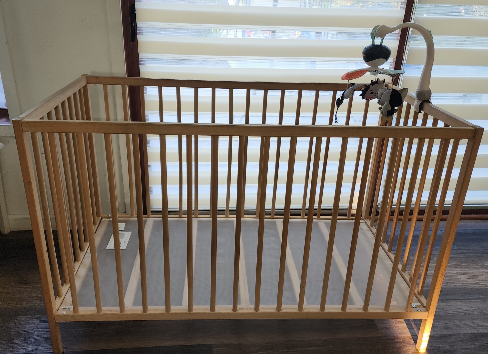 (#PG4886) Cuna de madera modelo Sniglar. Marca IKEA