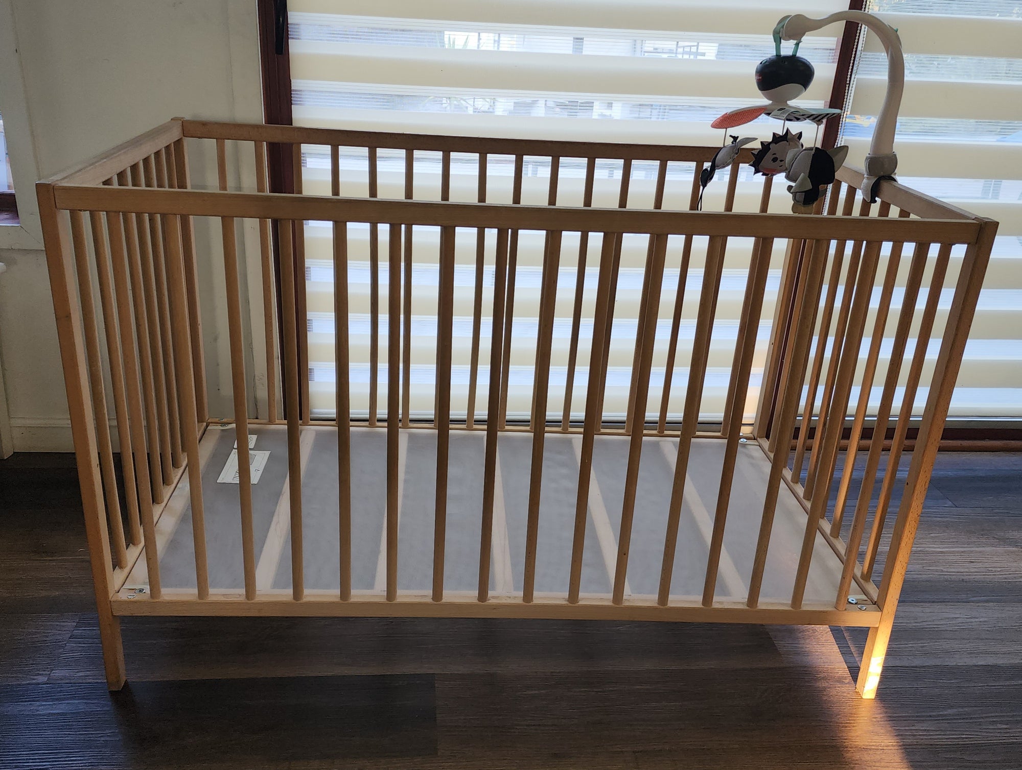 (#PG4886) Cuna de madera modelo Sniglar. Marca IKEA