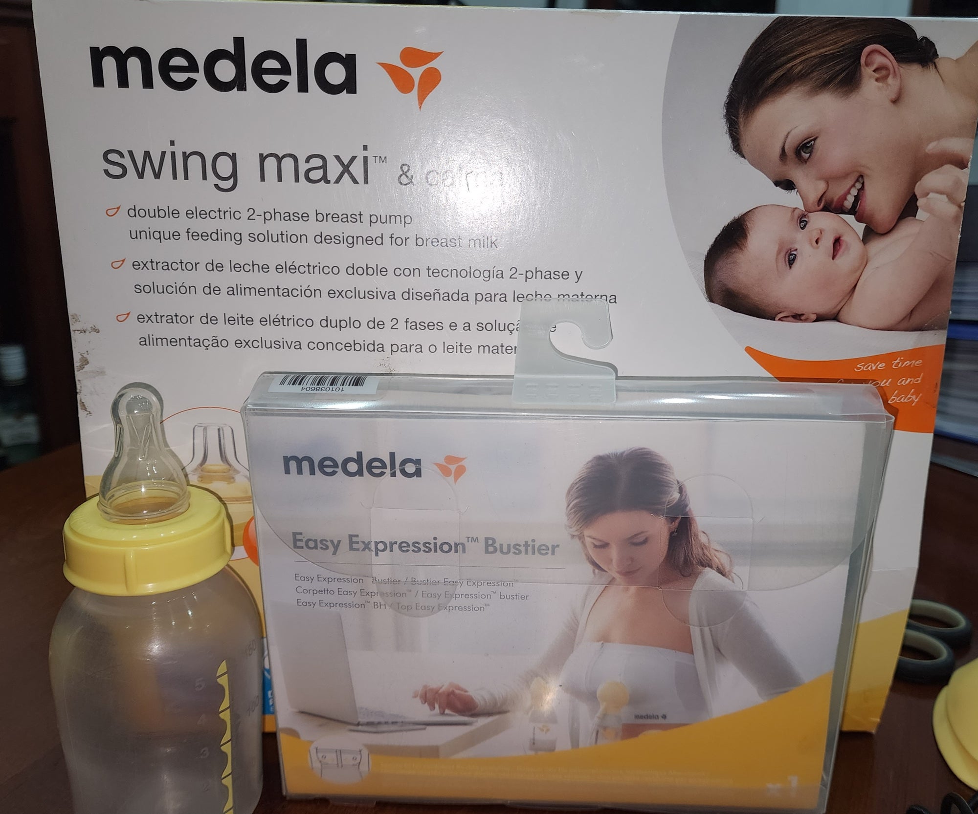 (#PG4894) Extractor de leche doble eléctrico modelo Swing Maxi. Marca Medela