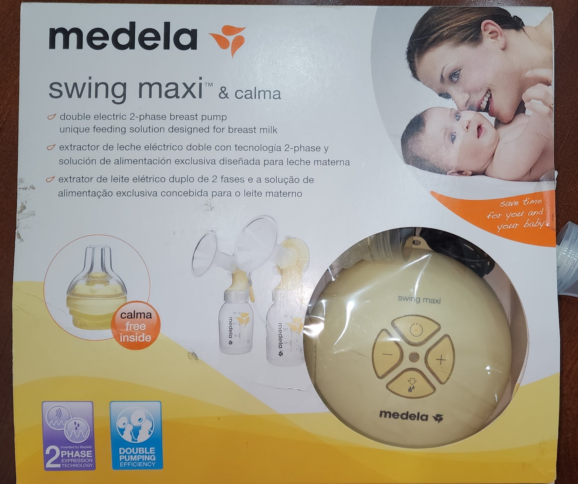 (#PG4894) Extractor de leche doble eléctrico modelo Swing Maxi. Marca Medela