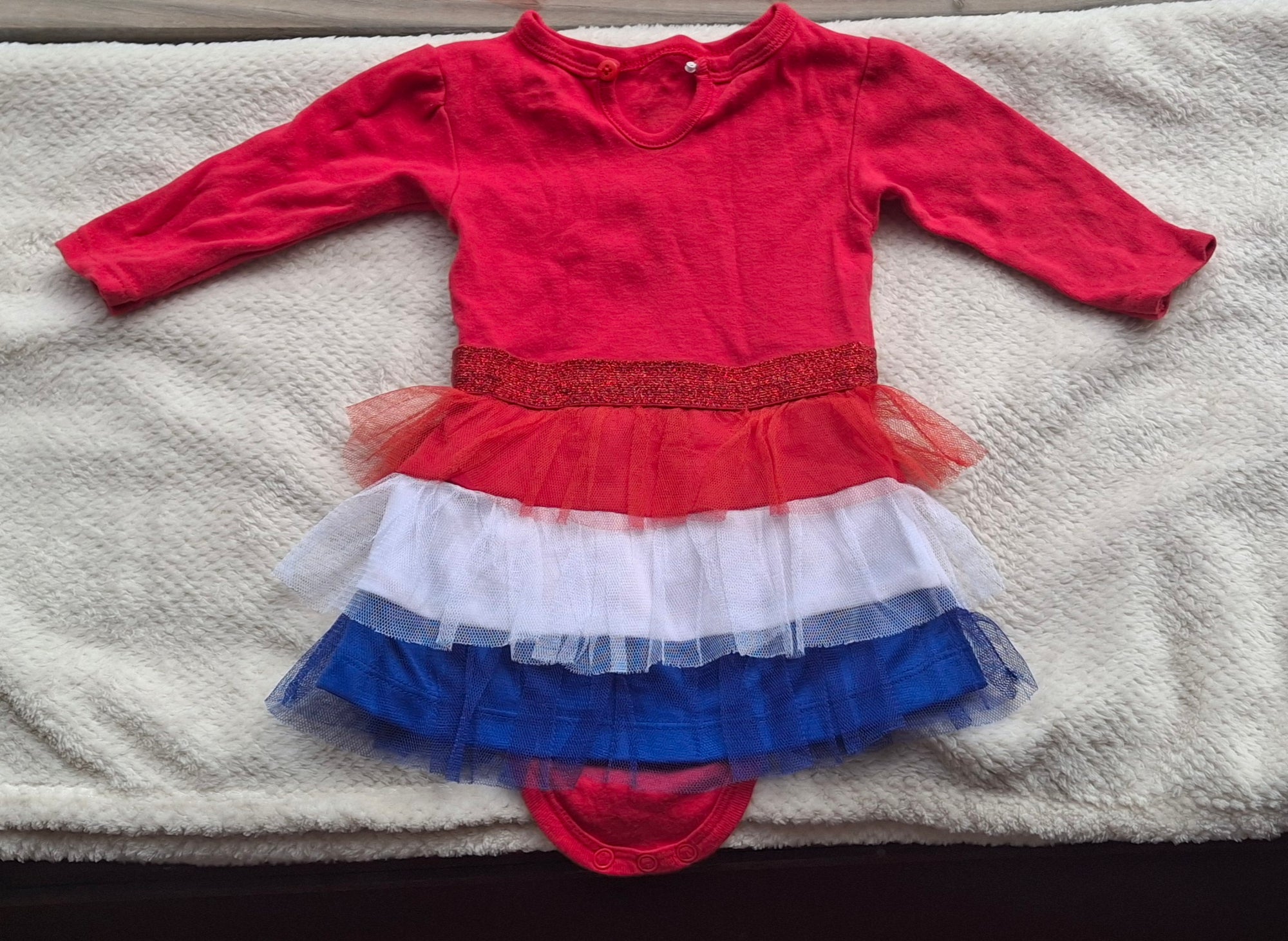 (#PG5158) 2 bodys/vestidos fiestas patrias . Marca Bambino