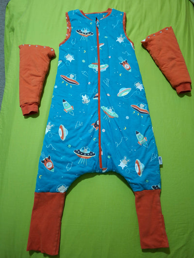 Saquito de dormir. 3.5 TOG, diseño universo. Marca Slumbersac (#PG5640)