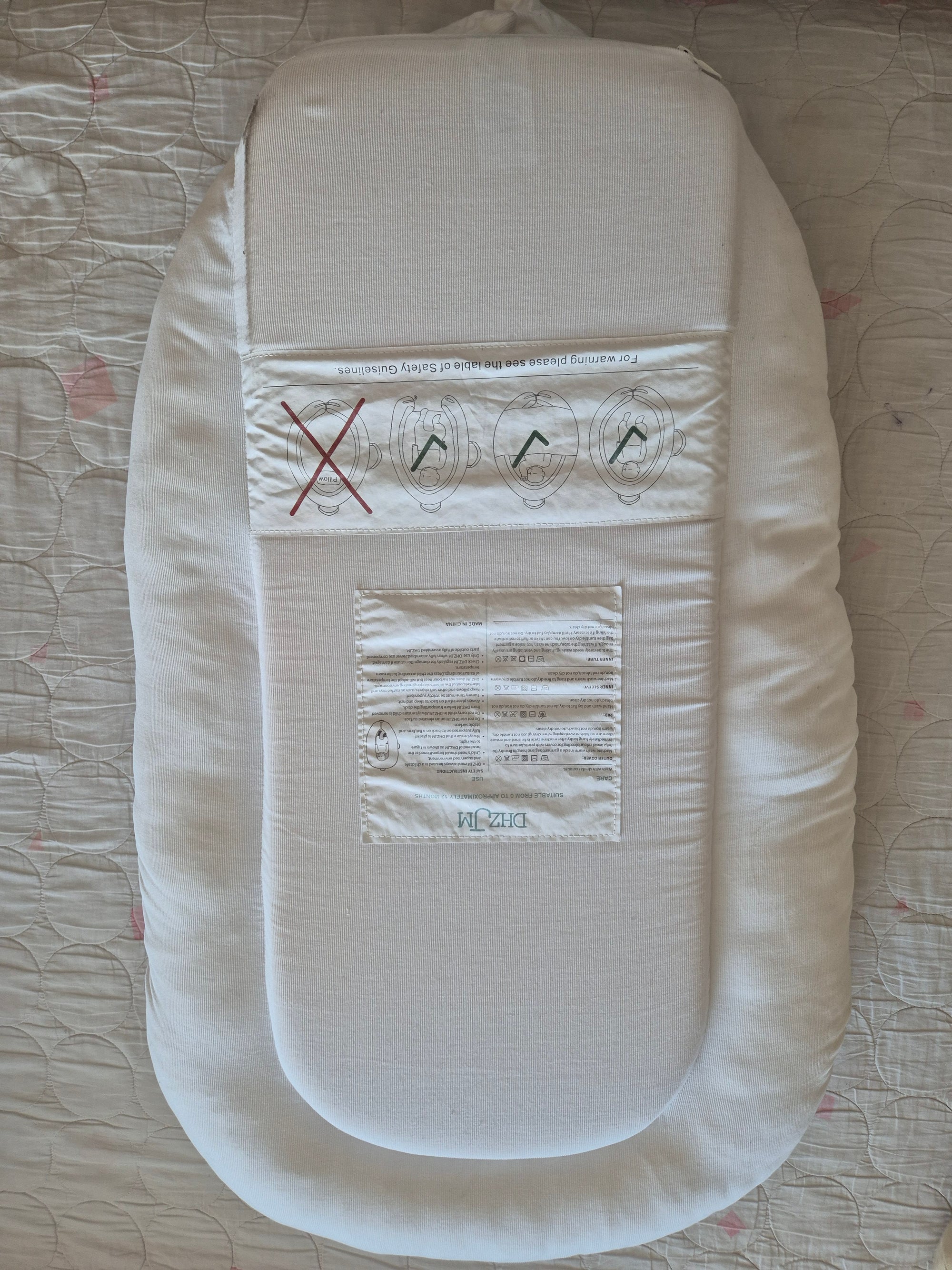 Nidito, modelo blanco. Marca Genérico DHZJM Baby Lounger (#PG5669)