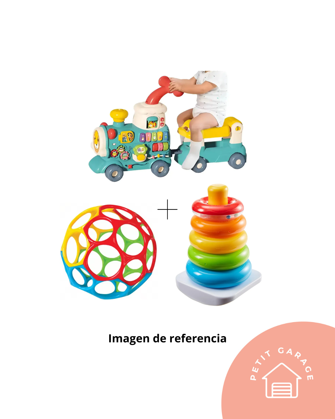 Tren + Pelota + Aro. Marca Genérica (#PG5866)