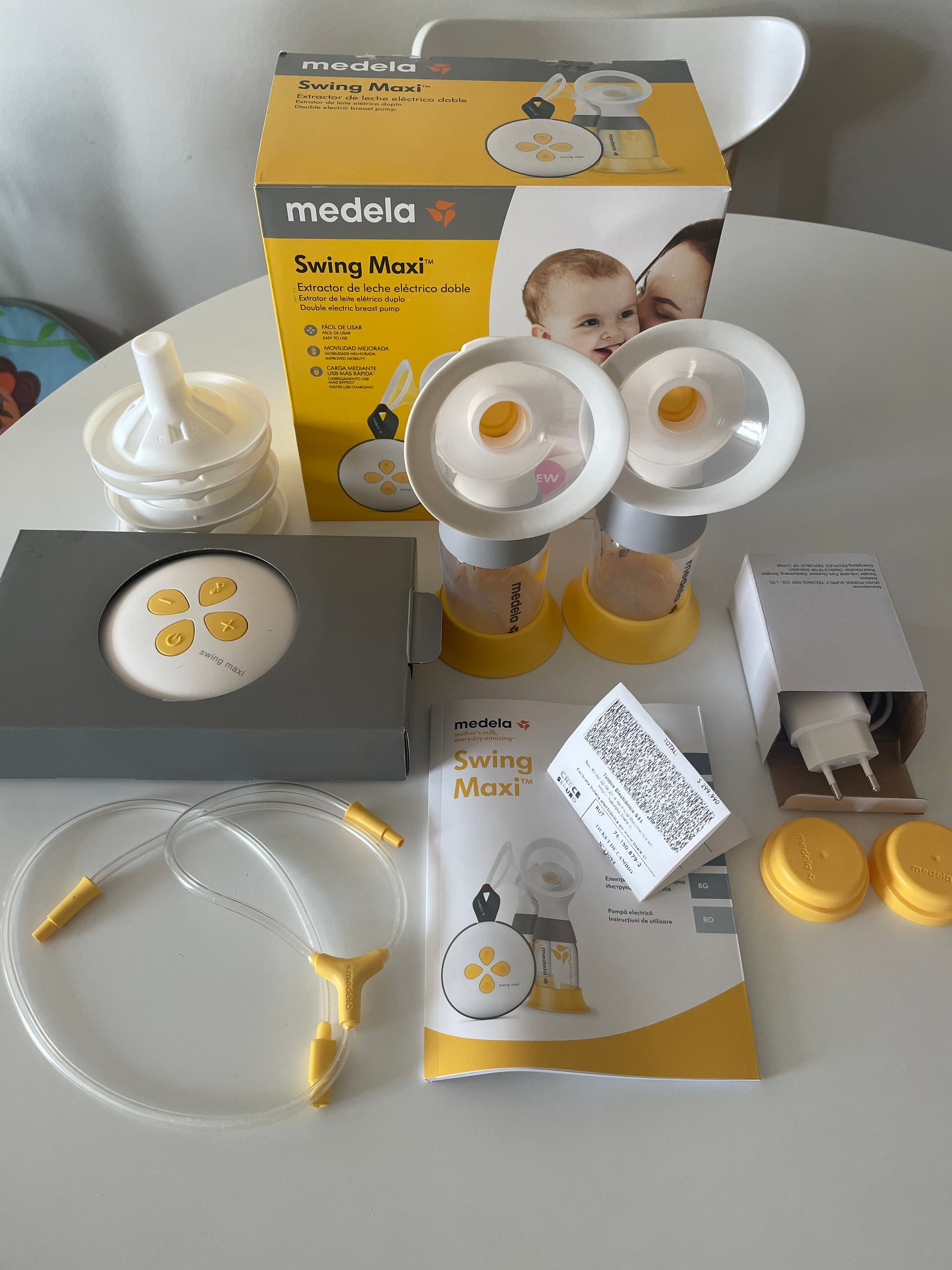 (#PG4748) Extractor de leche eléctrico doble modelo Swing Maxi. Marca Medela