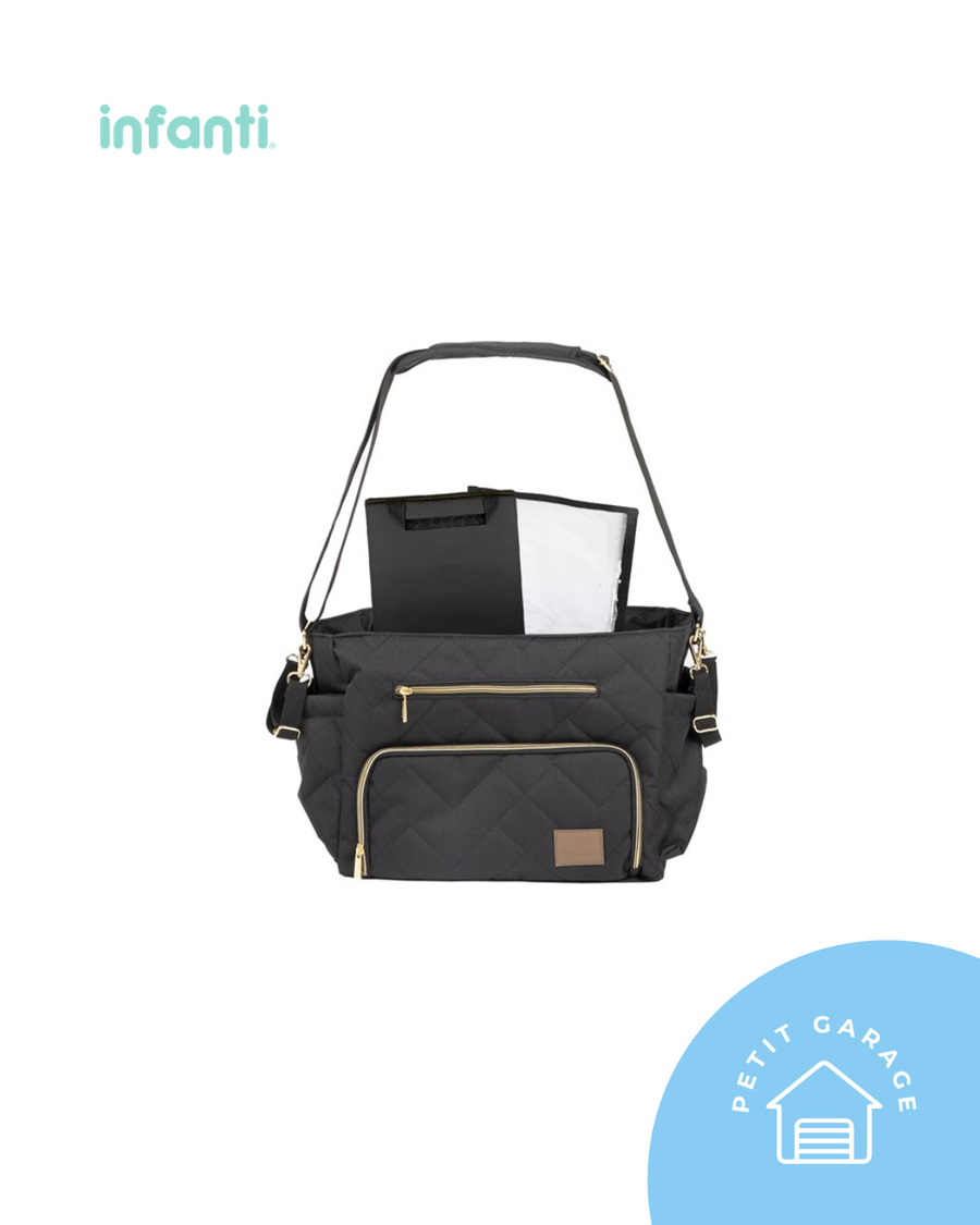 Bolso maternal modelo Motto Gold. Marca Infanti (#PG5843)