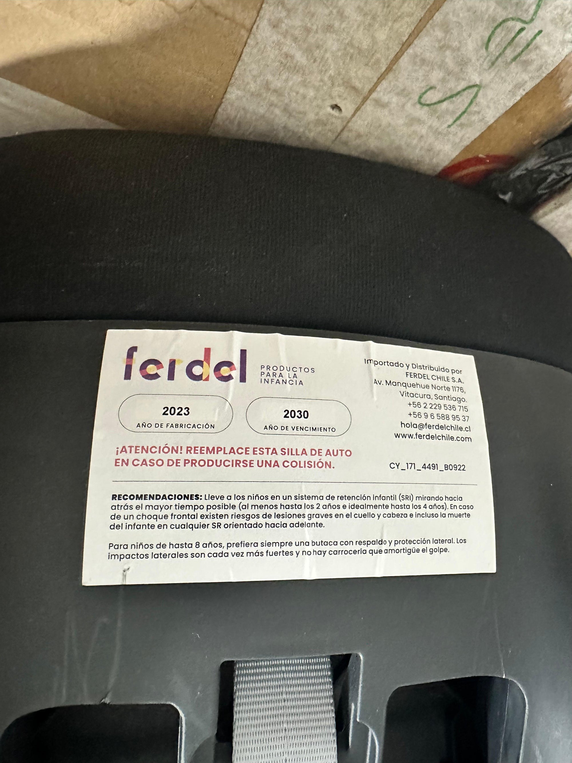 (#PG4312) Silla de auto modelo Aton 5. Marca Cybex