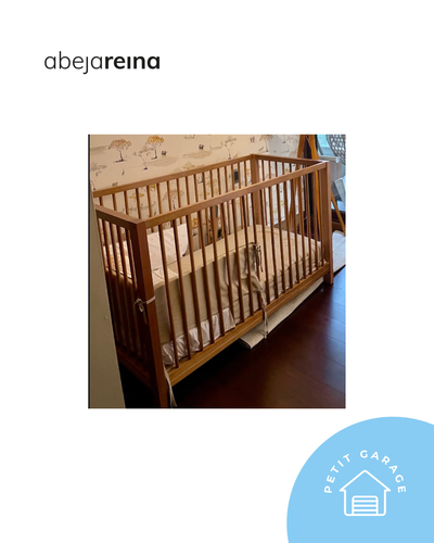 Cuna madera modelo Anna + Colchón. Marca Abeja Reina (#PG5863)
