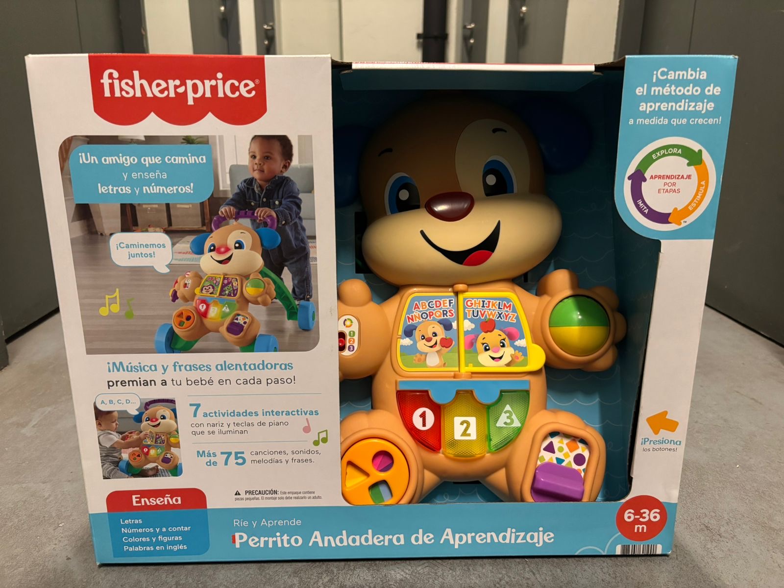 (#PG5299) Andador modelo perrito. Marca Fisher Price