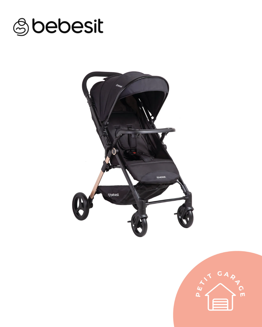 Coche reversible negro. Marca Bebesit (#PG5772)