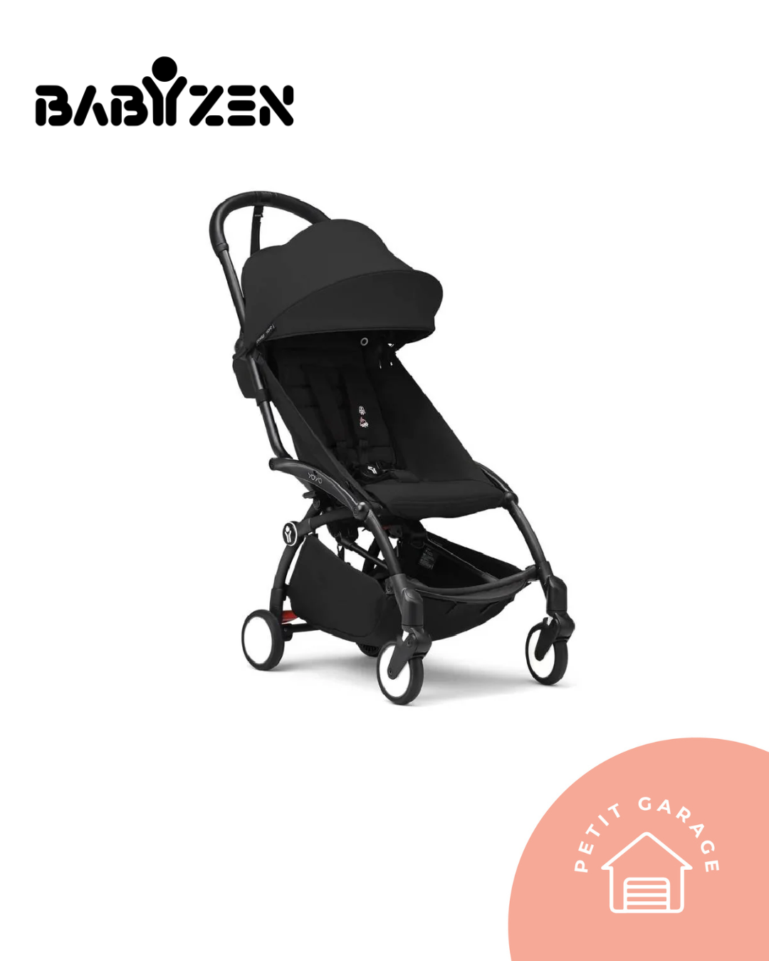 Coche YOYO² con chasis, asiento 6 + bassinet, sombrilla, portavasos y bolsas de traslado. Marca Babyzen (#PG5757)