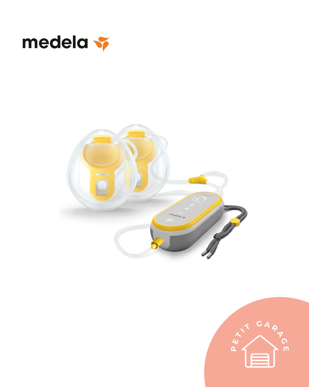 Extractor de leche doble, modelo freestyle flex manos libres. Marca Medela (#PG5618)