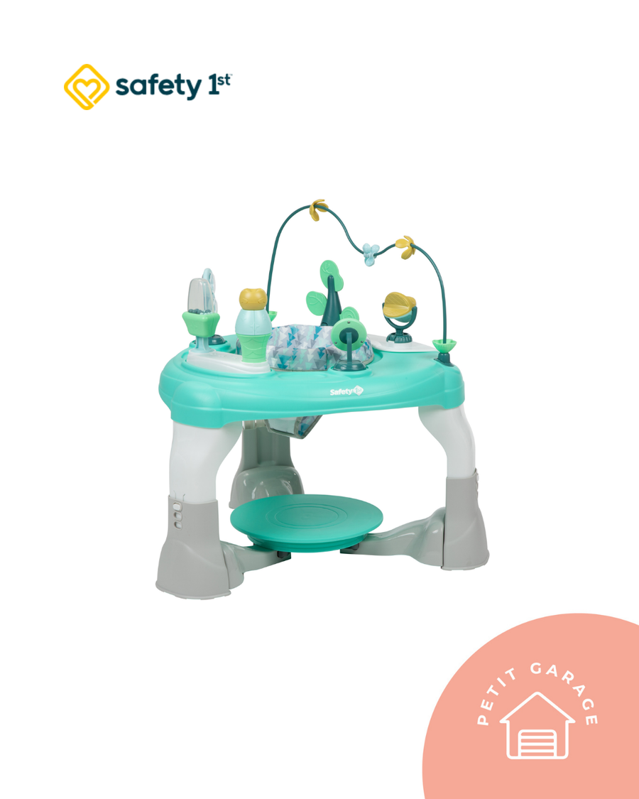 Centro de actividades modelo Grow and Go 4 en 1 color verde. Marca Safety 1st (#PG5894)