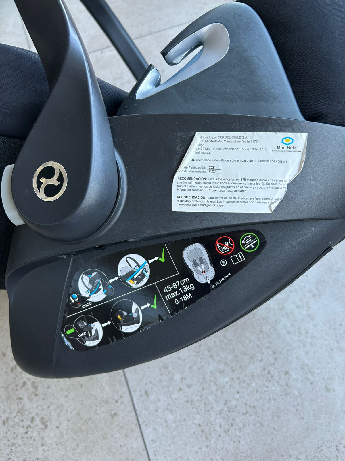 Coche Eezy Twist + silla nido huevito modelo Cloud Z-i Size. Marca Cybex (#PG5595)