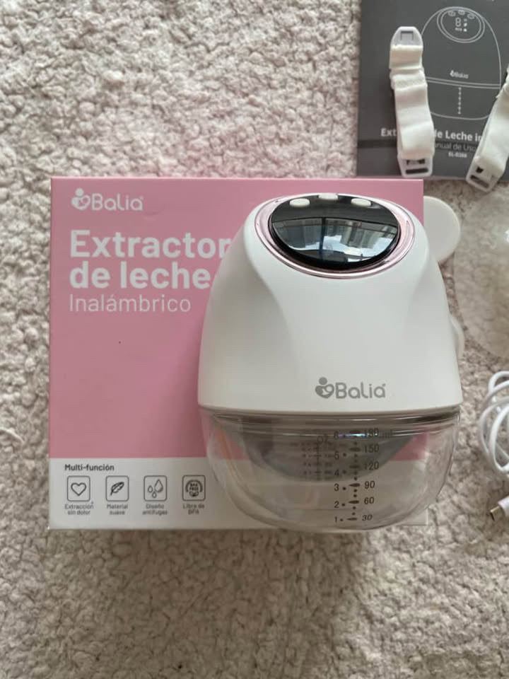 (#PG4910) Extractor de leche eléctrico simple. Marca Balia