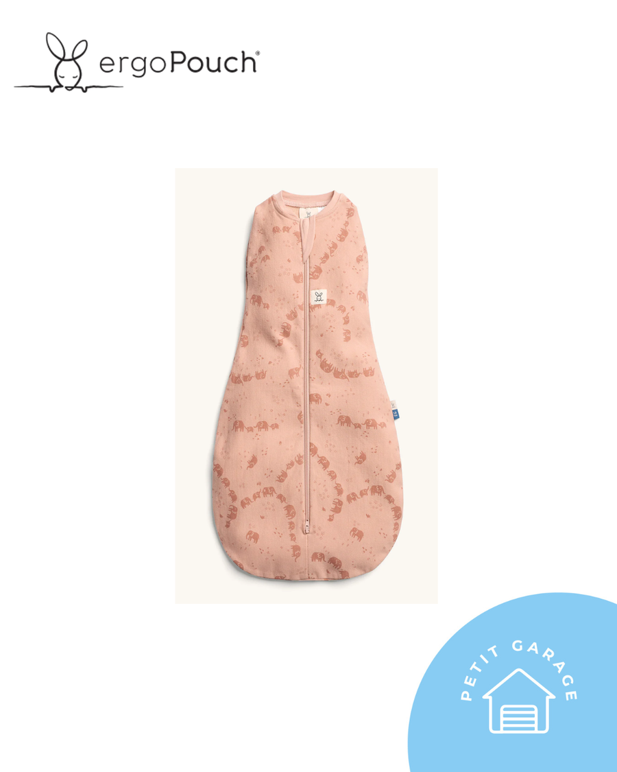 Saquito de dormir, cocoon swaddle bag, modelo elephant parade, TOG 1.0. Marca Ergopouch. (#PG5569)