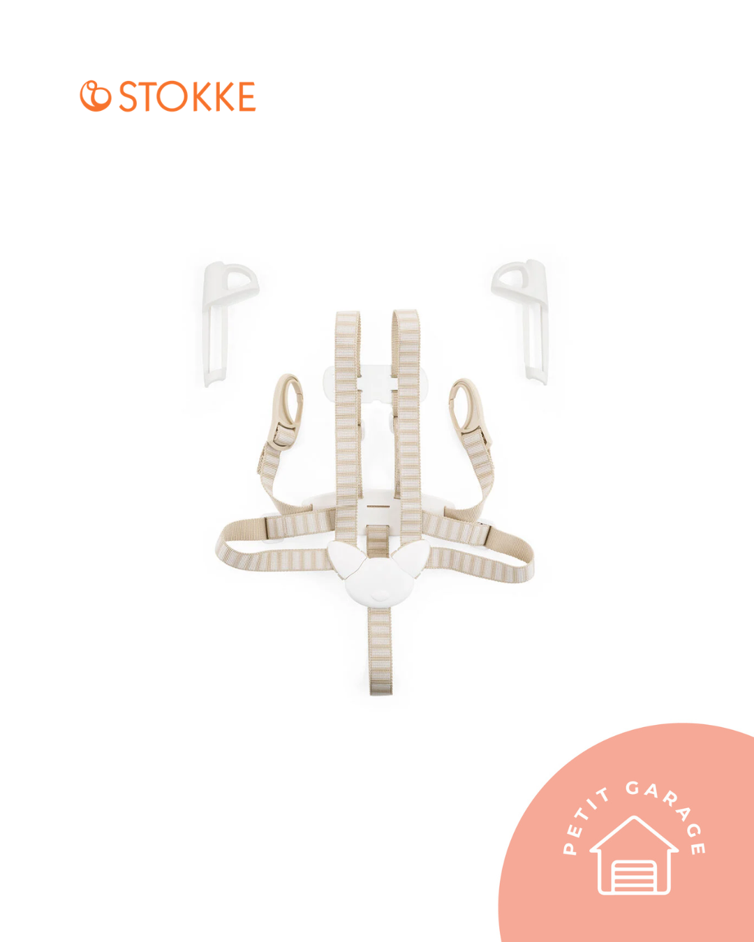 Arnés para Silla Tripp Trapp Beige Versión 1. Marca Stokke (#PG5846)