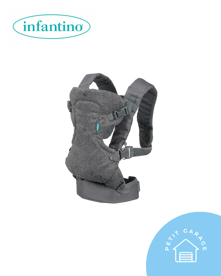 Portabebé, color gris oscuro. Marca Infantino (#PG5563)