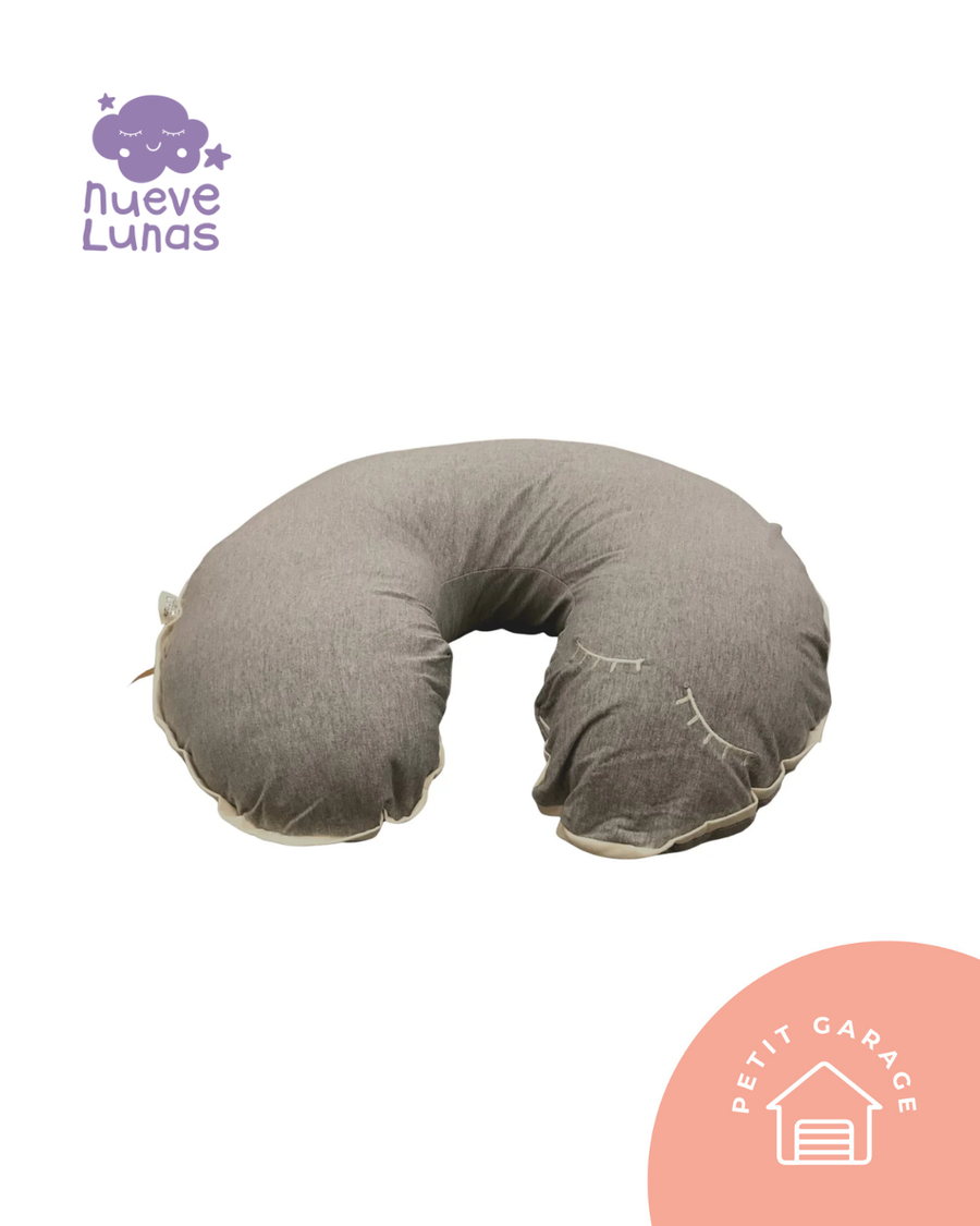 Cojín de lactancia, color gris. Marca Nueve Lunas. (#PG5500)
