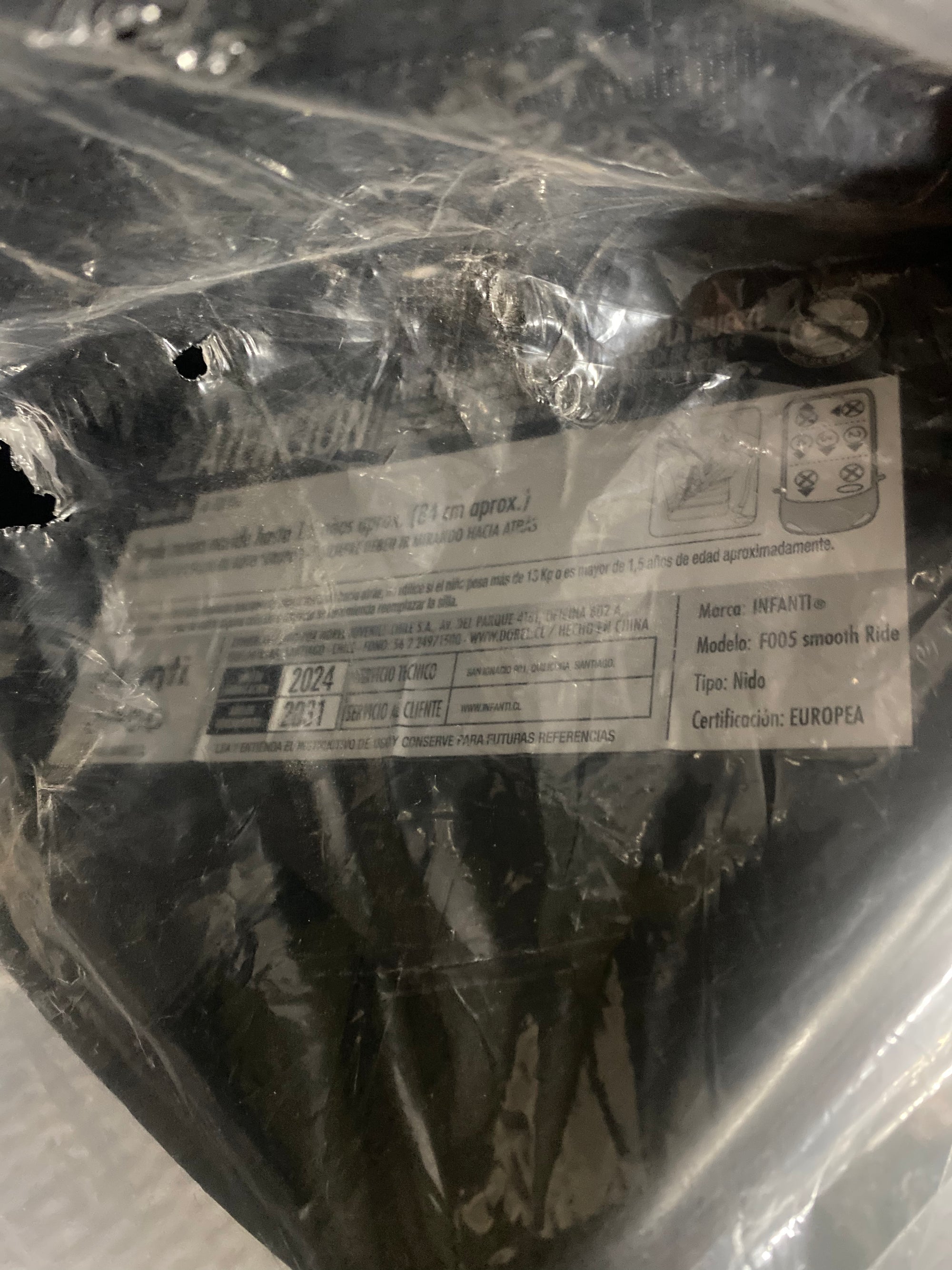 (#PG5435) Coche Travel System modelo Infanti Duo Ride S813 gris . Marca Infanti