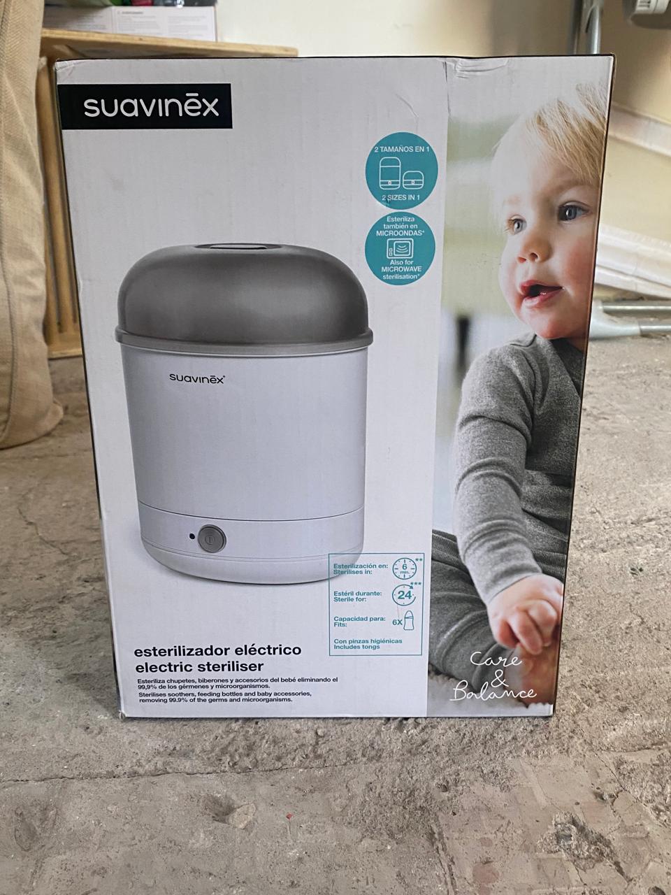 (#PG5056) Esterilizador eléctrico a vapor. Marca Suavinex