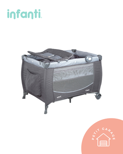 Cuna Pack and Play, modelo Cielo gris. Marca Infanti (#PG5679)
