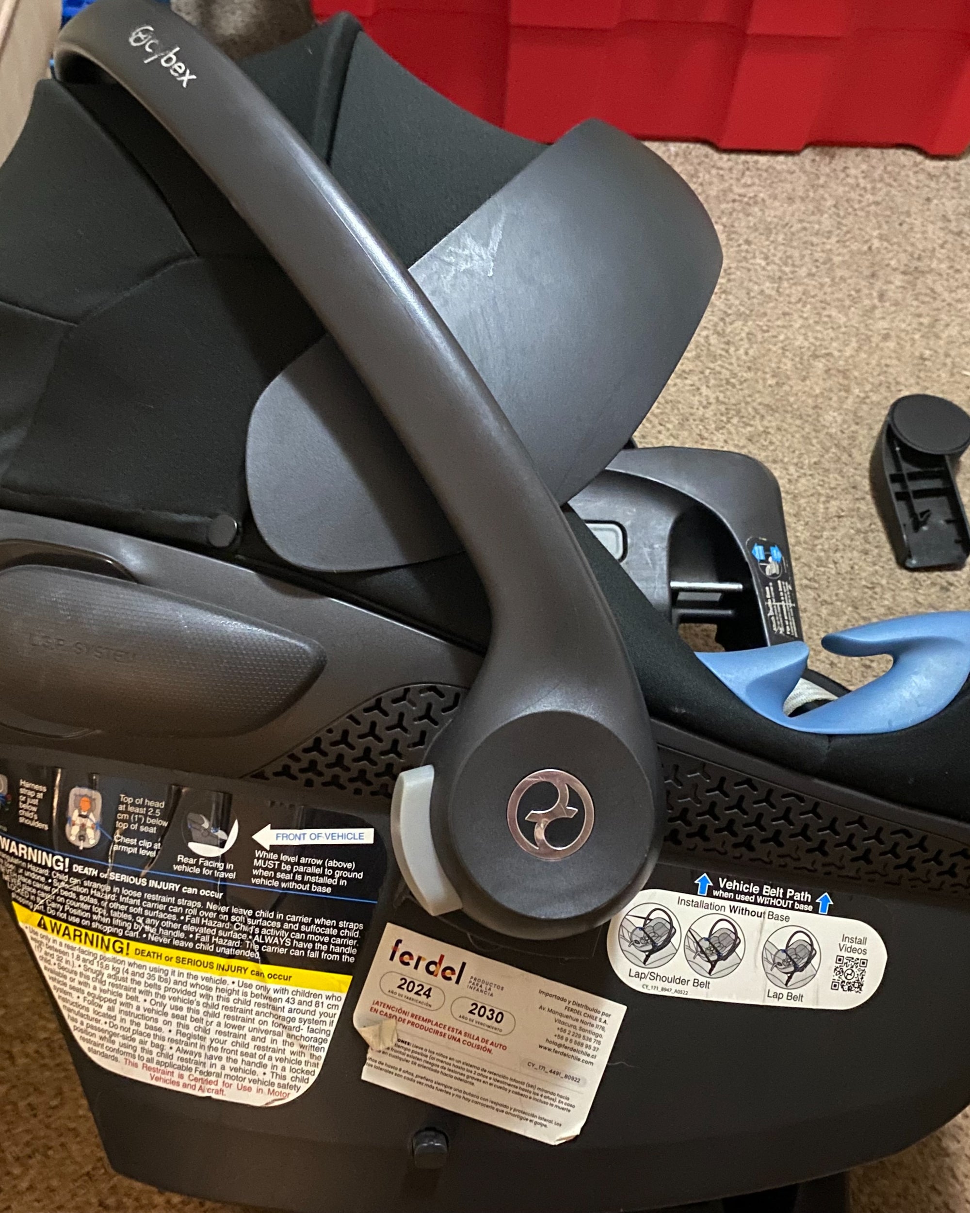 Silla de auto modelo Aton G + Base + Adaptadores. Marca Cybex (#PG5957)