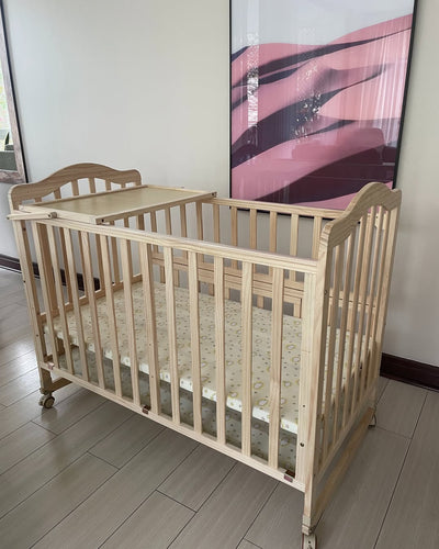 Cuna colecho de madera natural, convertible. Marca Homer Outdoor (#PG5963)