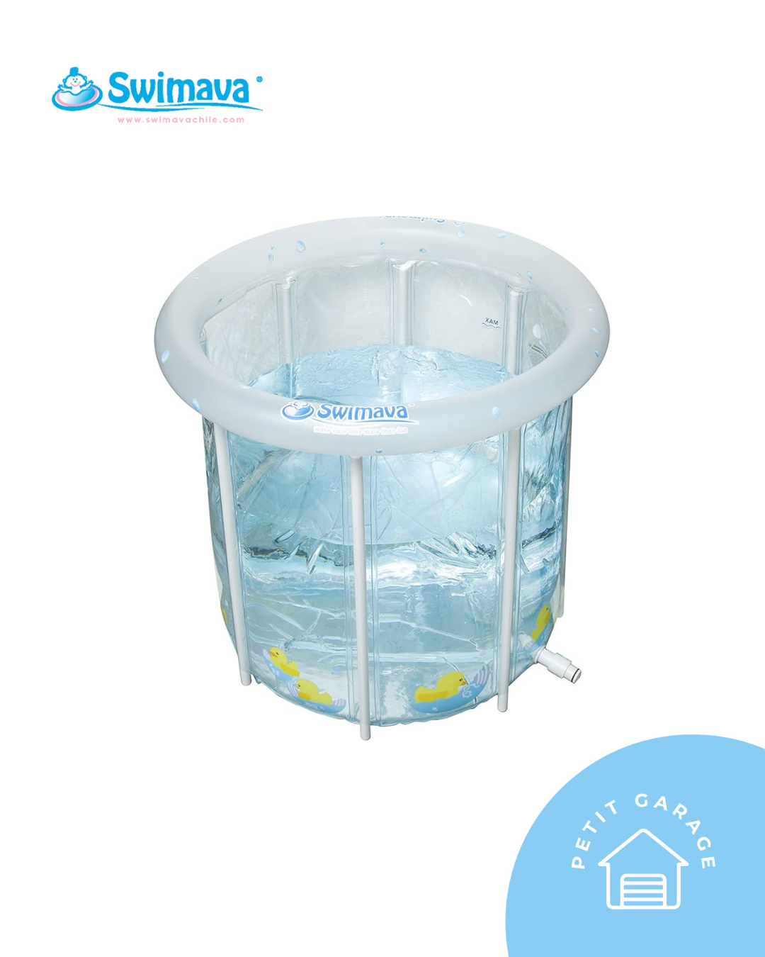 Piscina de flotación, con flotador. Marca Swimava (#PG5666)