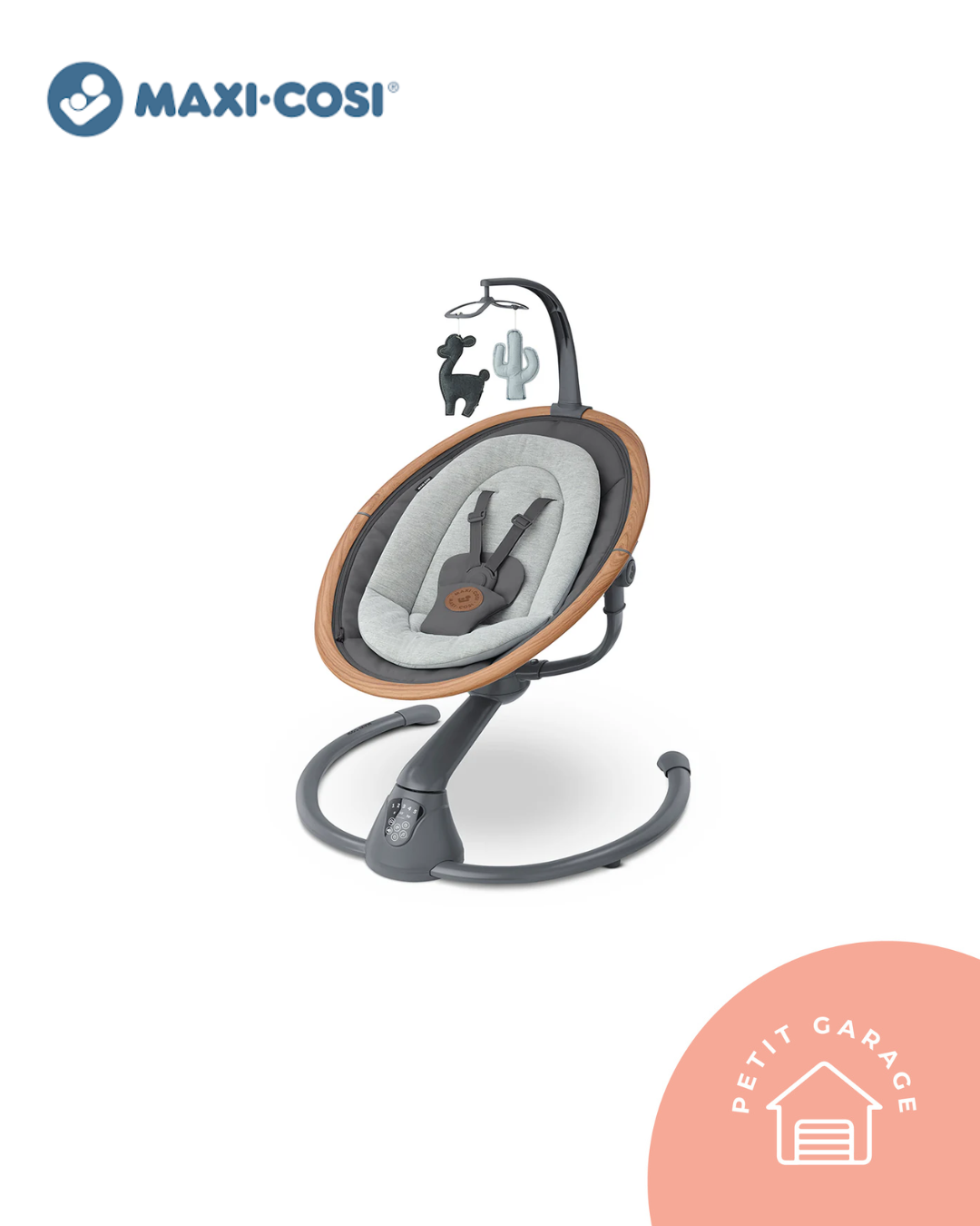 Silla nido mecedora, modelo gris. Marca Maxi Cosi (#PG5721)