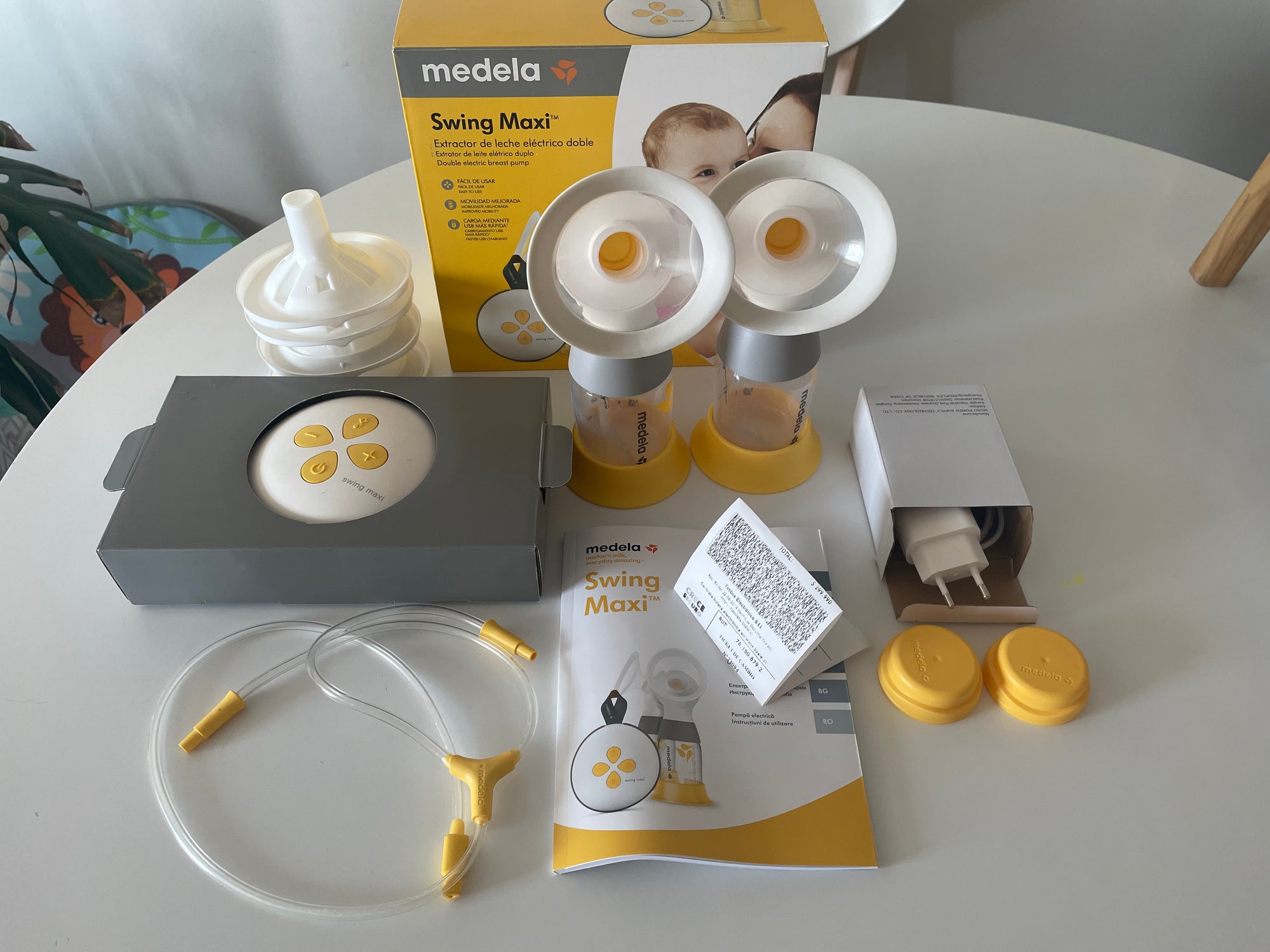 (#PG4748) Extractor de leche eléctrico doble modelo Swing Maxi. Marca Medela