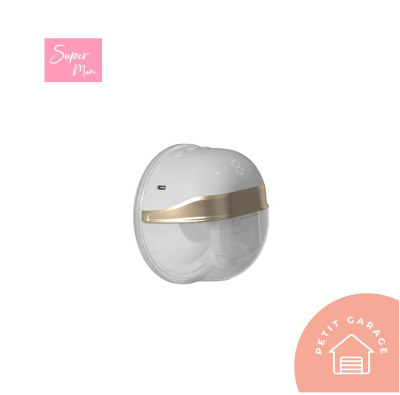 (#PG3907) Extractor de leche eléctrico + 53 bolsas de almacenamiento de leche. Marca Super Mom