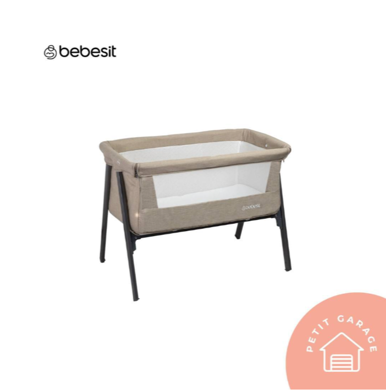 (#PG3917) Cuna colecho modelo Easy Beige + Colchón. Marca Bebesit y Drimkip