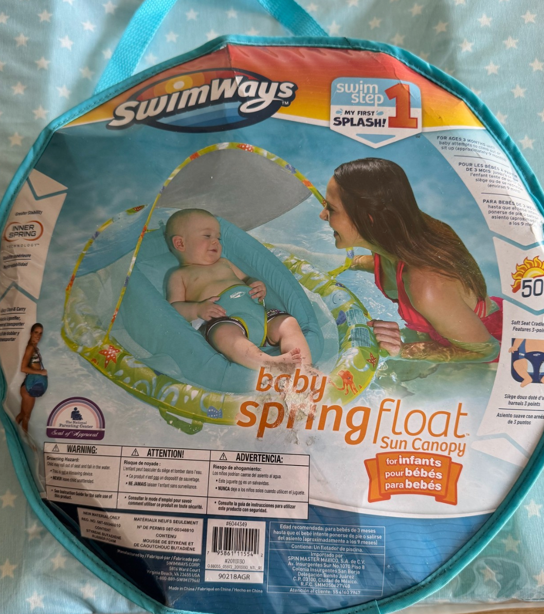 (#PG4214) Flotador de bebé. Marca Swimways