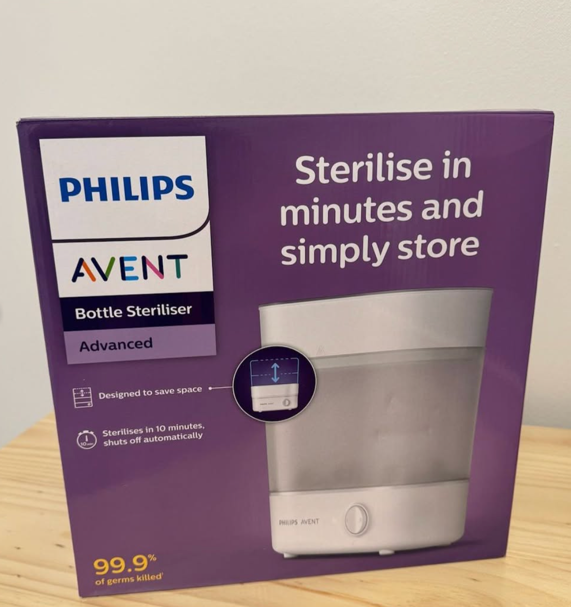 (#PG4208) Esterilizador eléctrico de mamaderas. Marca Philips Avent