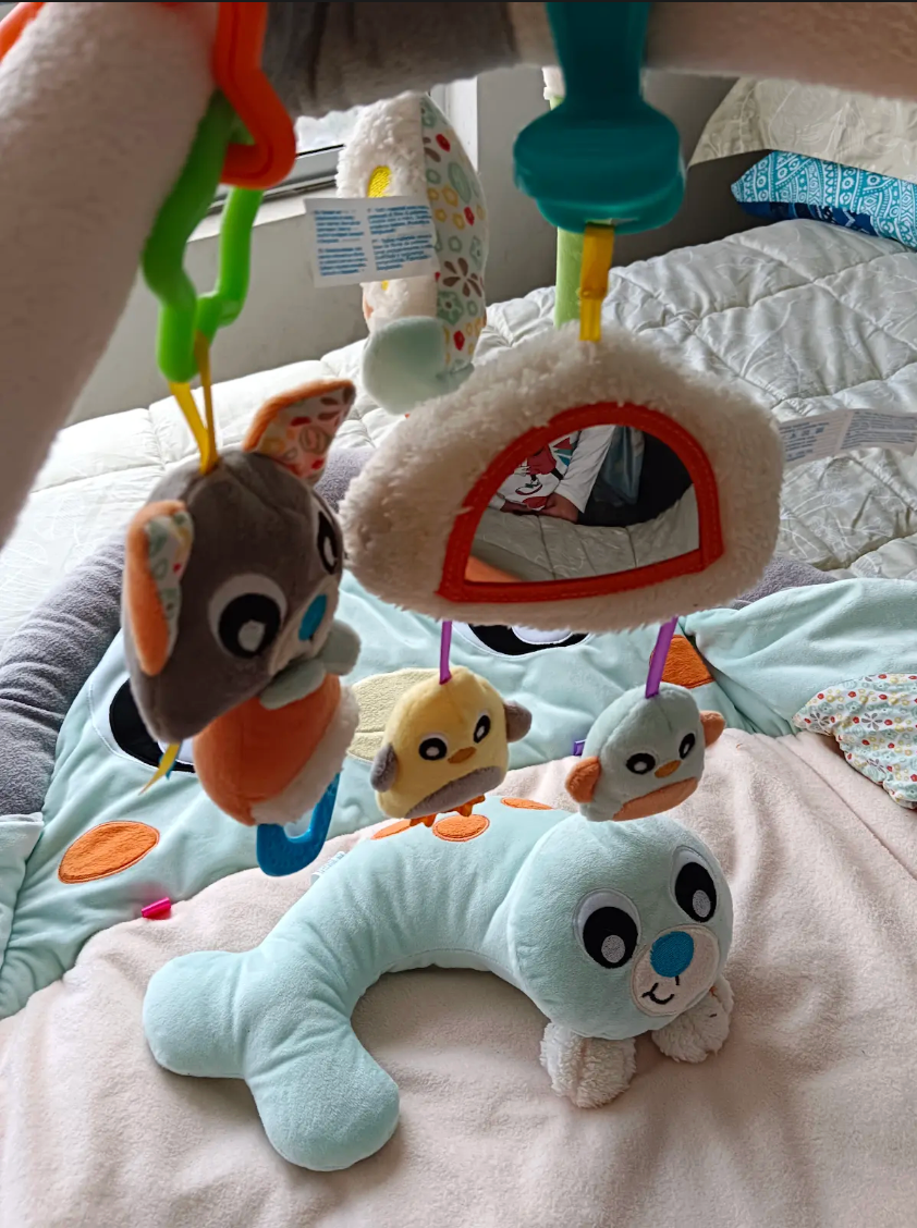 (#PG5214) Gimnasio modelo Acurrúcame Pingüino. Marca Playgro